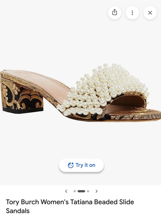 Tory Burch Shoes - Tory Burch Ivory Pearl-Embellished Flat Loafer
